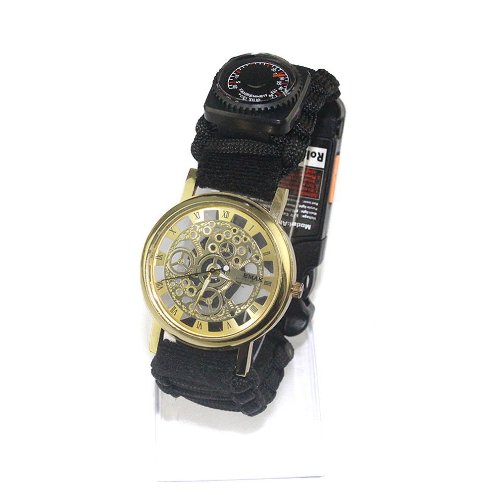 Wild adventure multifunctional sports men's watch remote infrared demand LED information number thermometer compass