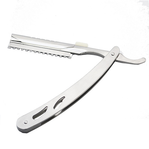 Old-fashioned manual razor, hair razor, beard razor, shaving razor, hair cutting blade, face razor, eyebrow razor, hair cutting blade holder
