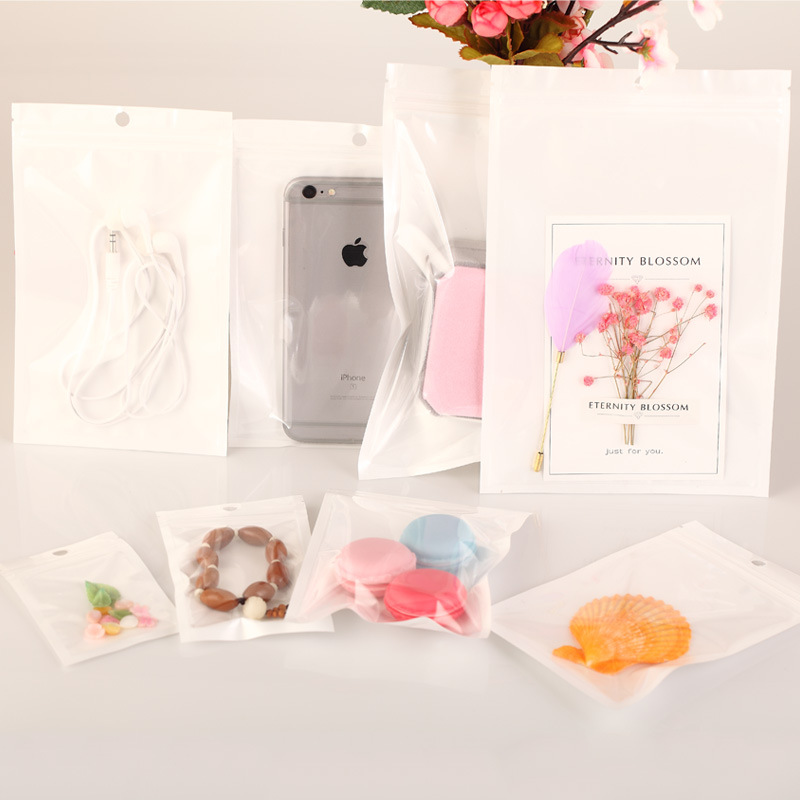 珠光膜阴阳骨袋 手机壳透明密封袋 数码食品包装袋子9*16cm|ms