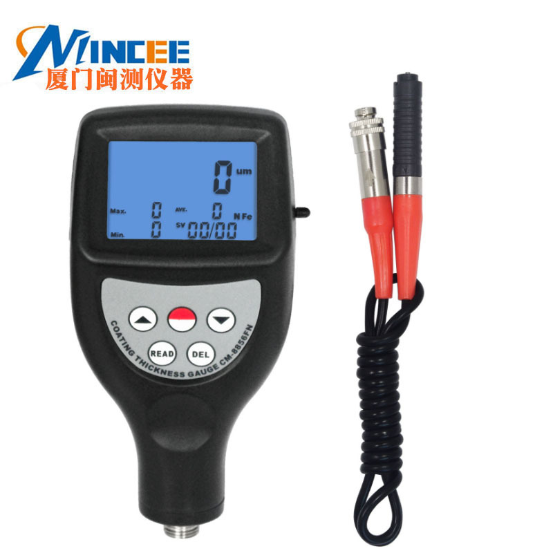 CM-8856涂层测厚仪 镀锌膜厚计铁基铝基两用漆膜厚度测试仪大屏幕