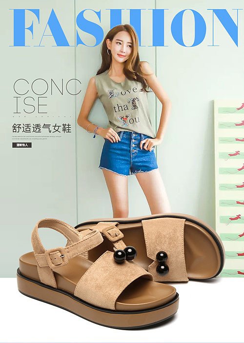 Chaussures été pour femme en Caoutchouc - Ref 3346293 Image 8