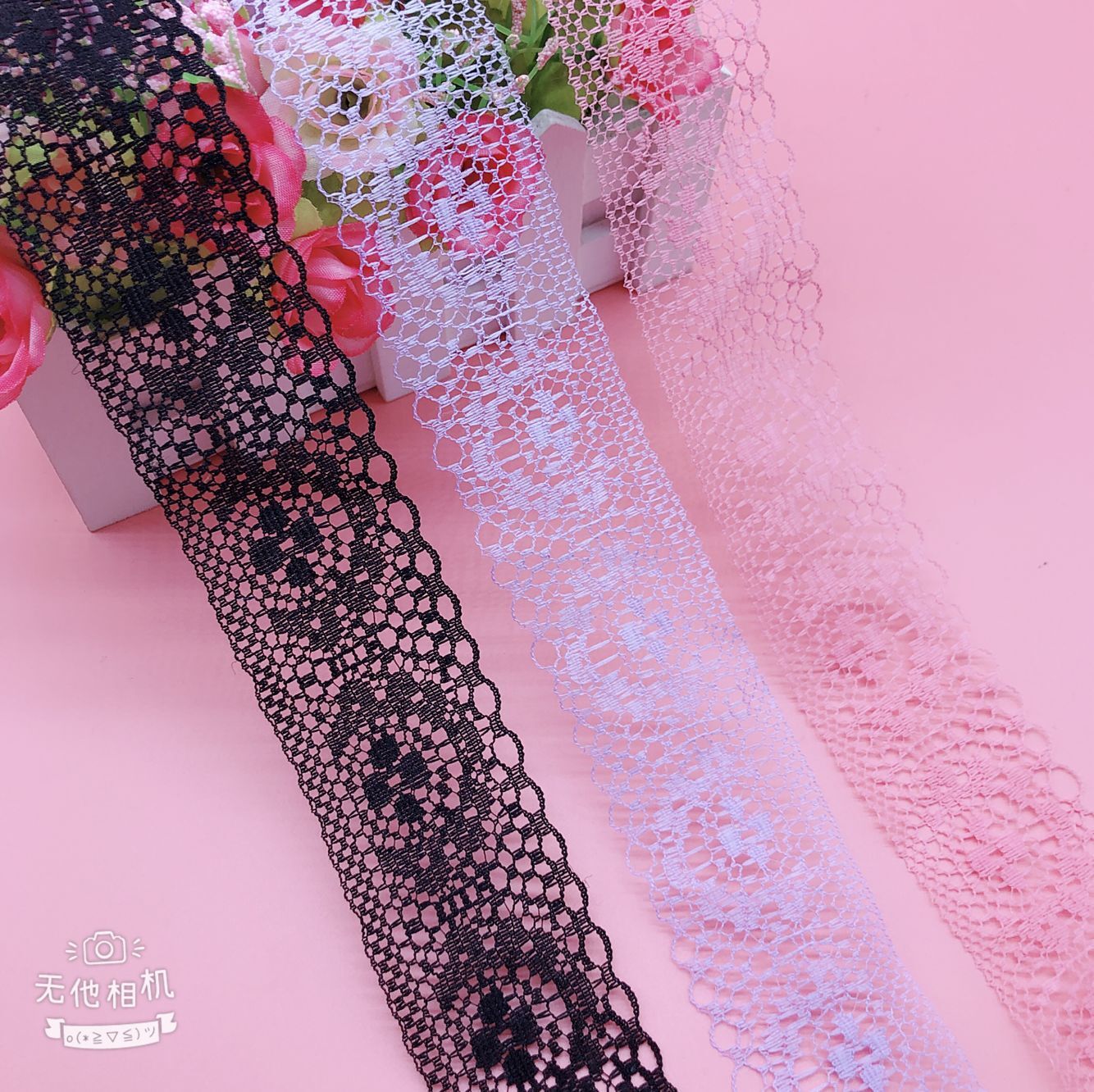 福建厂家直销10种颜色爆款蕾丝花边长期现货供应187宽度3.8cm