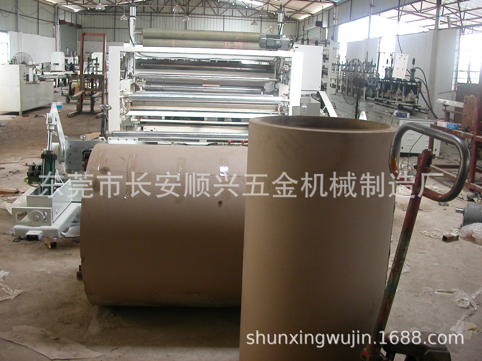 纸管直卷机Paper tube straight winding machine 顺兴直卷机