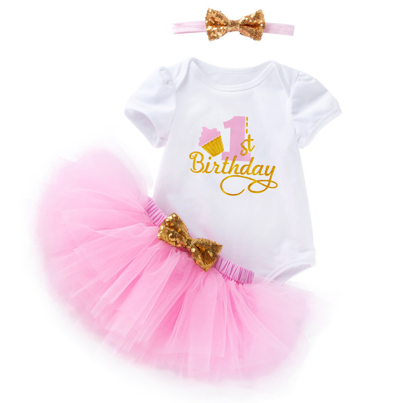 open lace back dress Sunnypetal Cute Bow Birthday Party Dresses for Baby Girls Tulle Sequin   sunnypetal