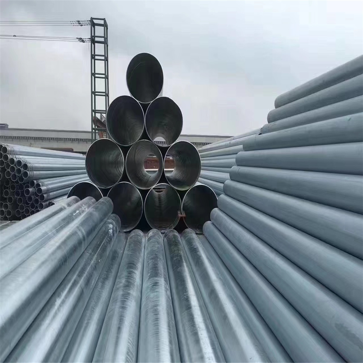 长期供应镀锌钢管 大棚镀锌管 热浸镀锌管国标100 镀锌管批发