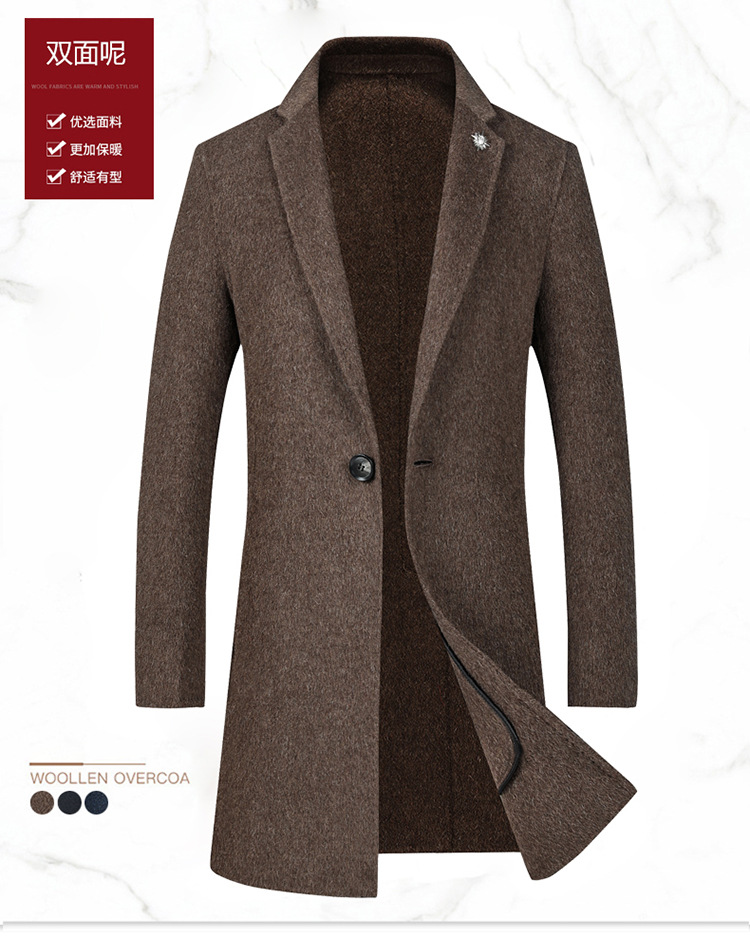 Manteau homme en Laine - Ref 3418997 Image 9