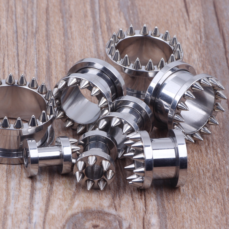 Chaoren Titanium Steel Ear Expander Ear Piercing Jewelry 18mm detail image 7