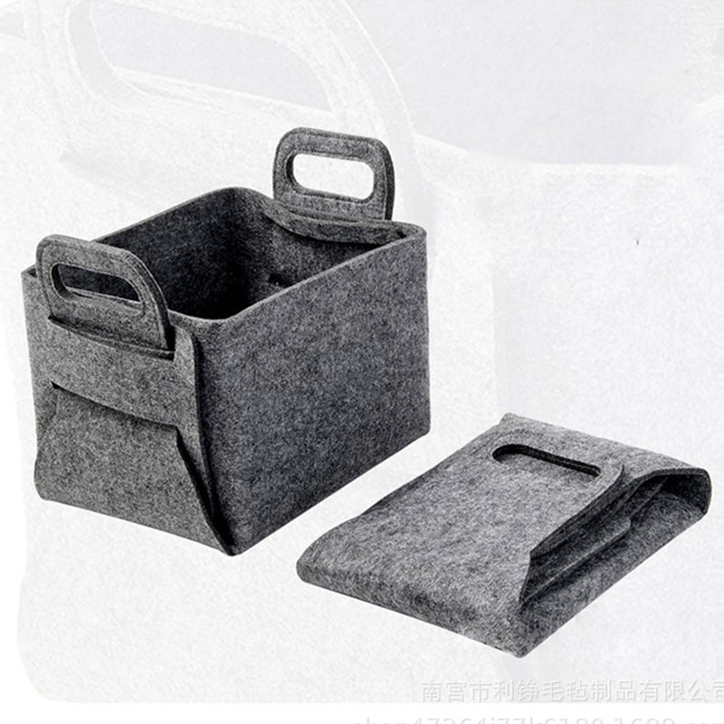 收纳包 毛毡婴儿尿不湿尿布包手提收纳袋 大号可拆卸毛毡收纳包