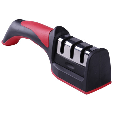 kitchen Brothers household kitchen knife Knife stone new pattern Manual Portable Three- kitchen Sharpener