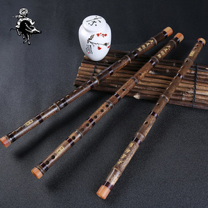  black Dizi  Chinese bamboo flute playing bamboo flute instrument section adult high-grade refined dizi flute drop E l C advanced