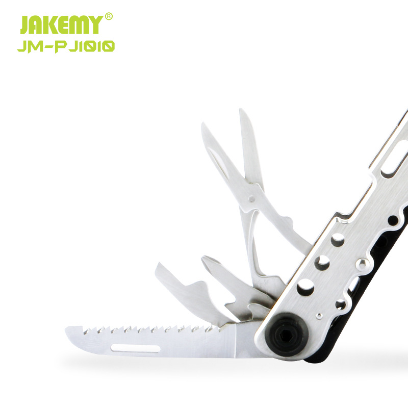 JM-PJ1010不銹鋼工具鉗子 戶外登山旅行多種功能組合折疊鉗子OEM