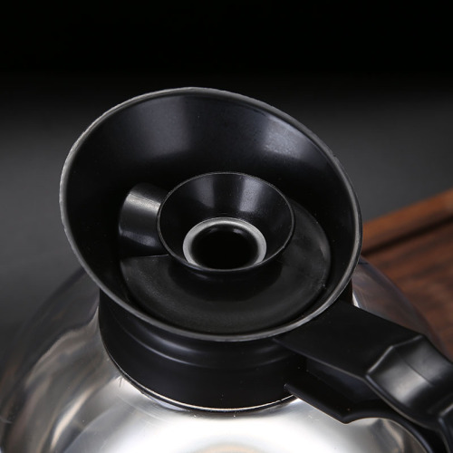 JINSHIDA stainless steel steel bottom American coffee pot transparent tea kettle insulation kettle resistant to falling and not easy to break coffee pot