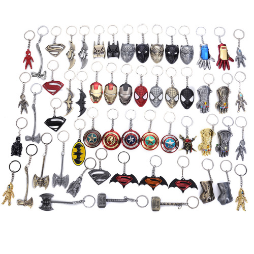 Metal Keychain Avengers Key Holder Hela Surrounding Car Key Ring Movie Keychain Small Gift
