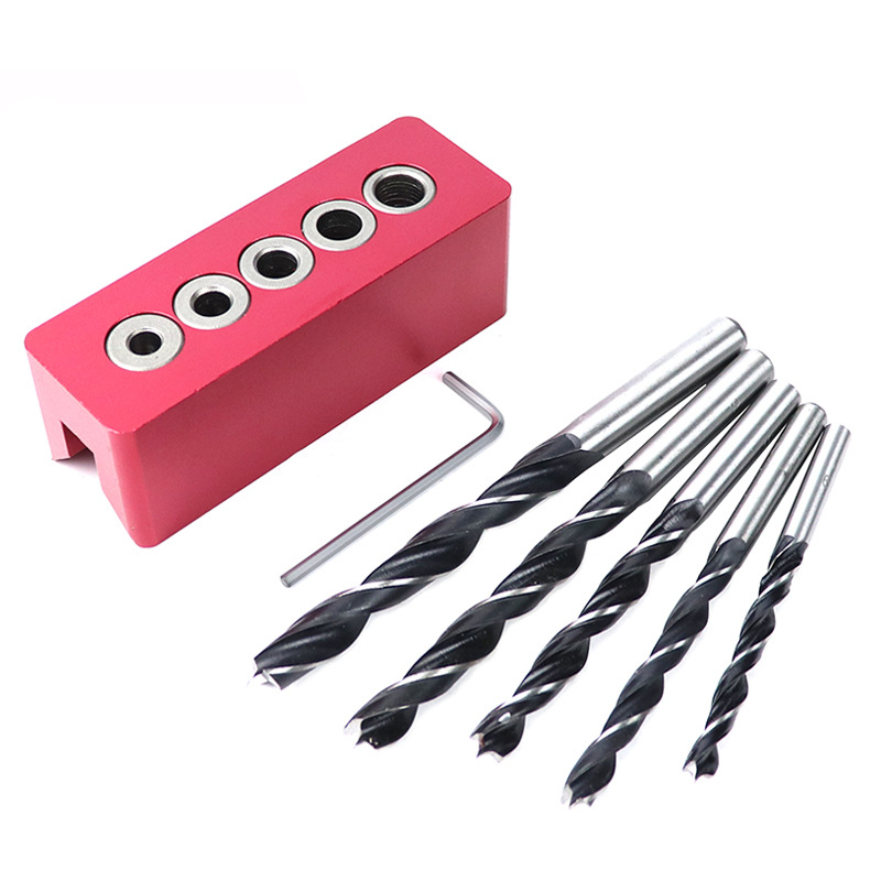直孔定位器90度钻孔6/7/8/9/10mm垂直钻头打孔木工DIY定位工具
