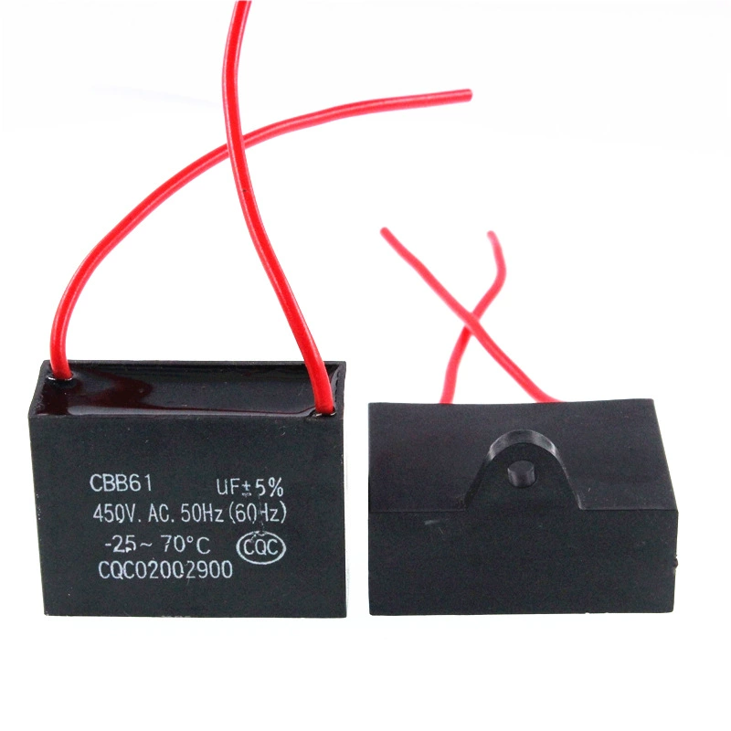 Капацитор запуска CBB61 450V AC 1μF/1.5μF/2μF/3.5μF/4μF/5μF/7μF/8μF