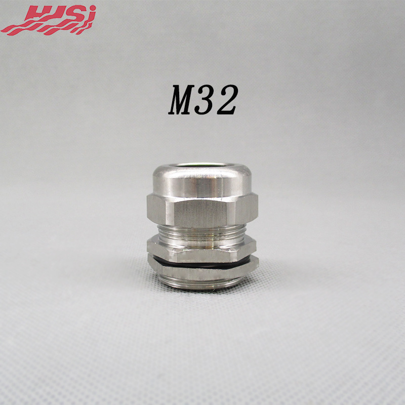 厂家直卖M32不锈钢电缆接头  格兰头 固定头 防水接头IP68 304316