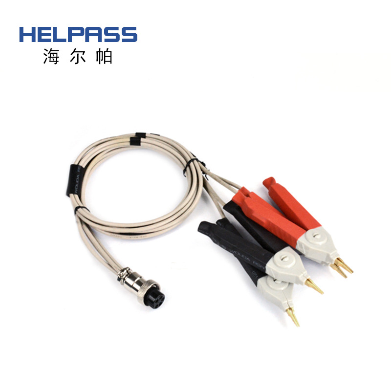 HPS25042  镀金式5端4个开尔文夹测试线