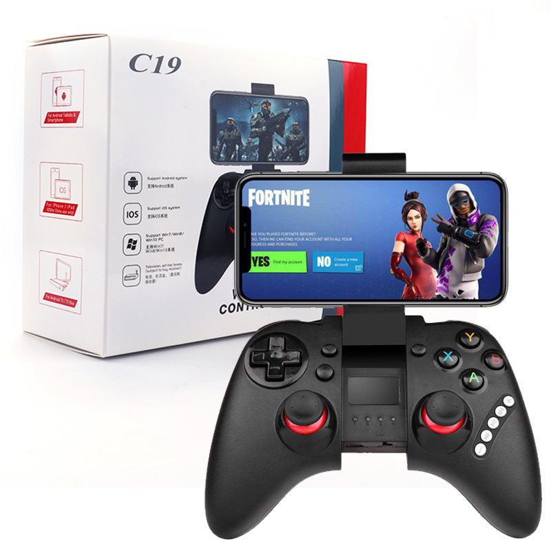 Manette De Jeu C19 Sans Fil Android, IOS, Joystick, Contrôleur