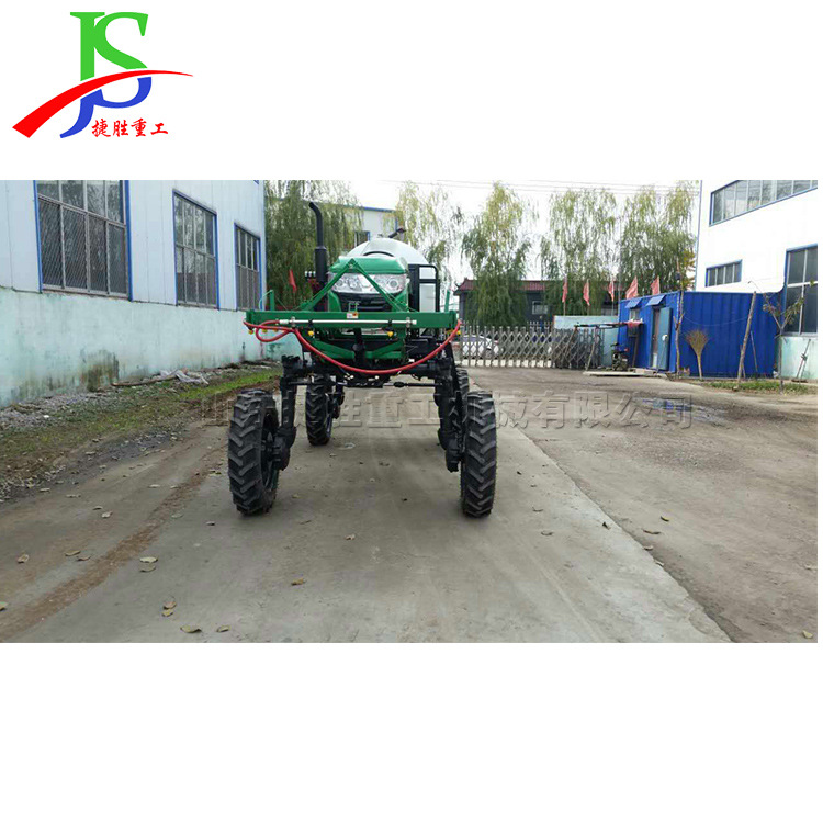 湖南自走式农药喷洒机 水稻小麦喷幅式喷雾机 四轮旱田喷药车
