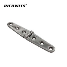 RICHWITS 不锈钢316镜面抛光铰链 一字六孔合页