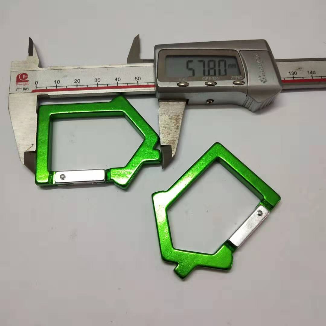 Manufactor supply Special-shaped Carabiner House climbing buckle aluminium alloy Carabiner colour Carabiner wholesale