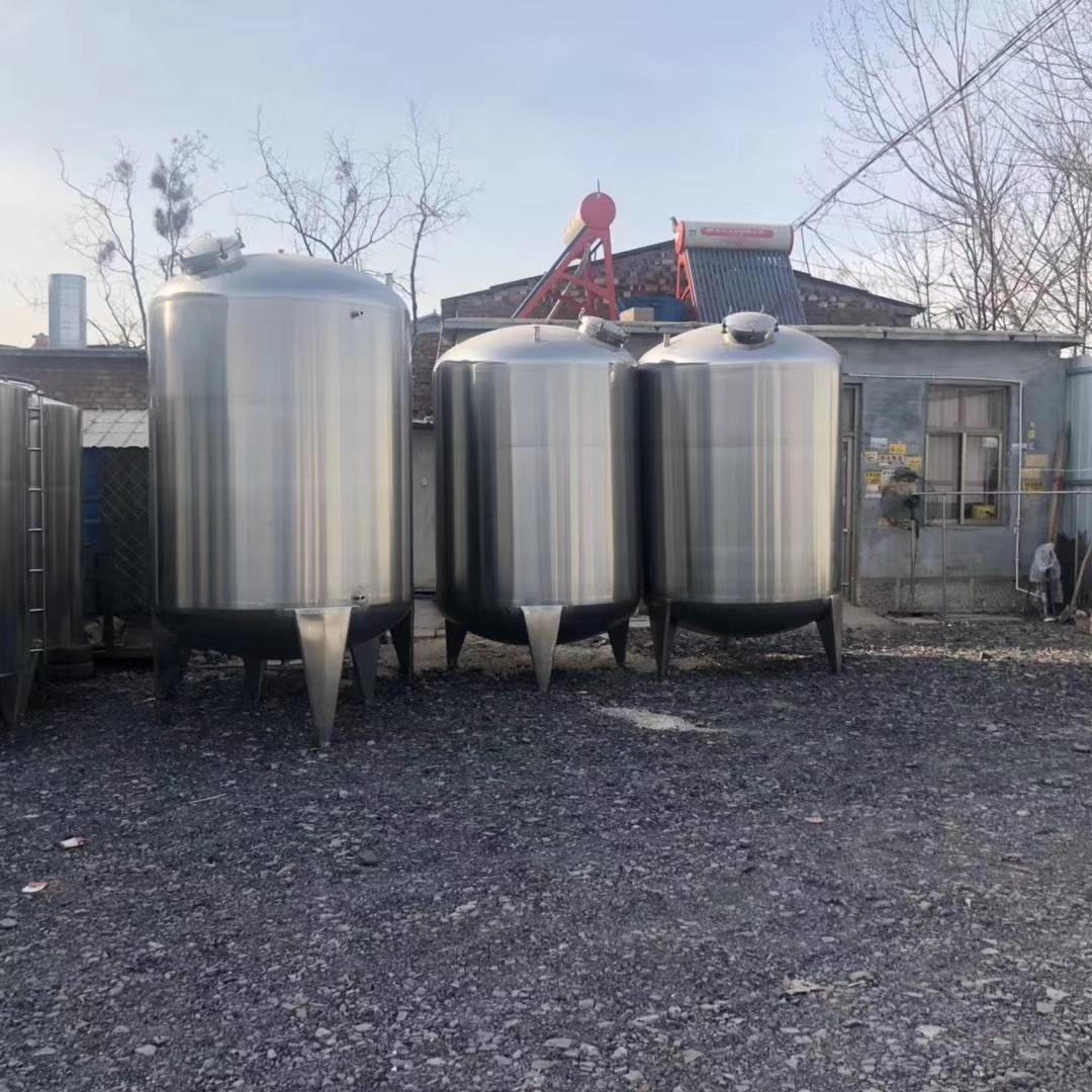 出售10吨304不锈钢罐 酒精灌 304不锈钢食品级储罐 果酒饮料储罐