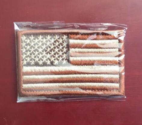 [Oferta especial] en stock suministro Midea pegatinas nacionales bandera bordado Velcro hombro izquierdo pegatinas de tela mochila pegatinas Accesorios