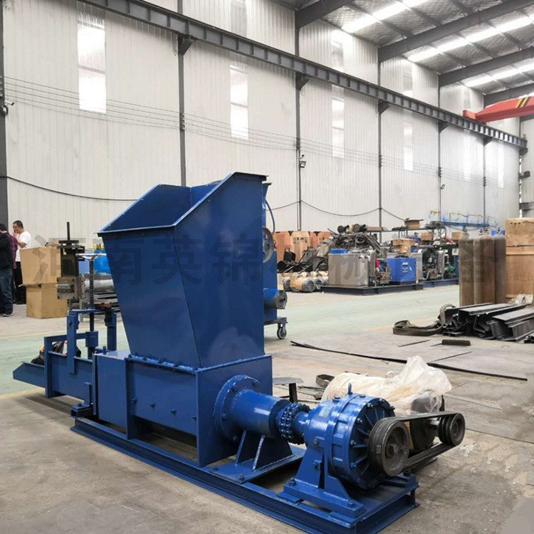 供应 全自动冷压造块机 发泡材料冷压化坨机 移动式泡沫出坨机