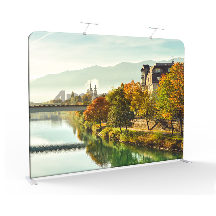 江苏四头怪 快幕秀展架厂家直供可定制 幅热转印 贸易展会背景