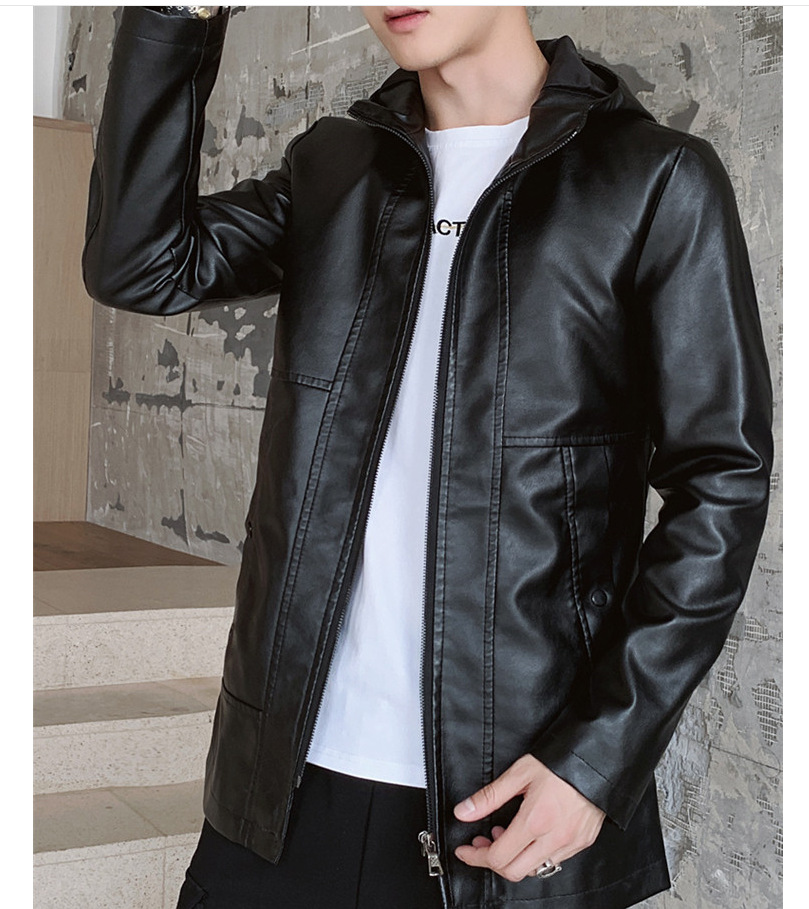 Veste en cuir homme - Ref 3443698 Image 7