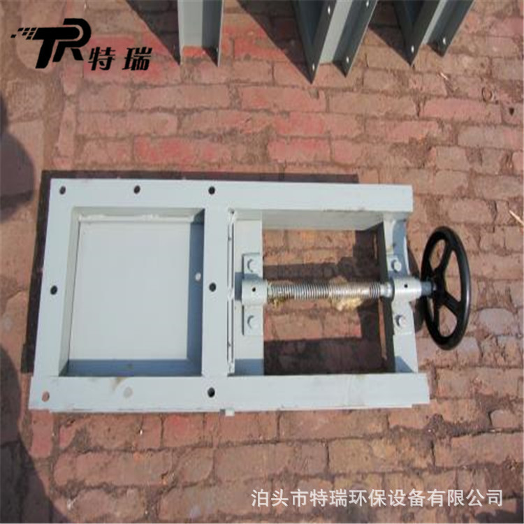 龙岩500×500手动插板阀手动截止闸阀除尘器流量手动闸板阀厂