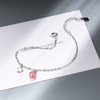 Organic fresh universal crystal, bracelet, fuchsia brand jewelry, Korean style