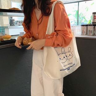 Жилет, шоппер, брендовая вместительная и большая сумка на одно плечо, оптовые продажи, в корейском стиле