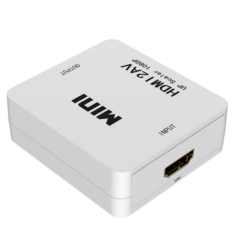 Cross-border exclusive mini HDMI TO AV converter 1080p switcher mini HDMI to AV HDMI2AV