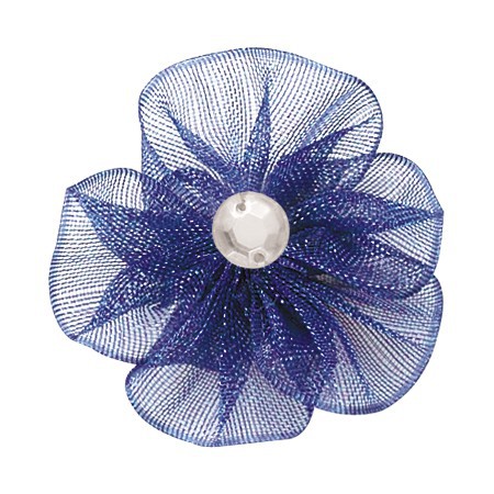 Yao Ming tejido a mano 3cm cinta flor horquilla accesorios decorativos DIY hecho a mano material de producción creativa cinta flor