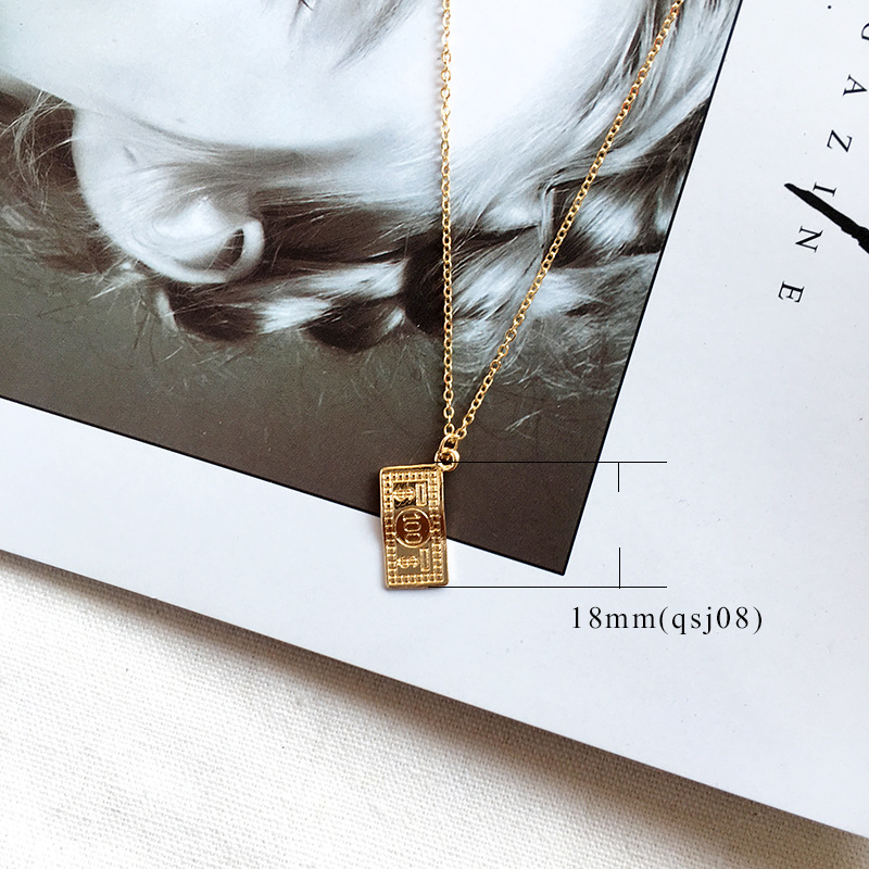 1 Piece Retro Coin Alloy Plating Womenu0027S Pendant Necklace