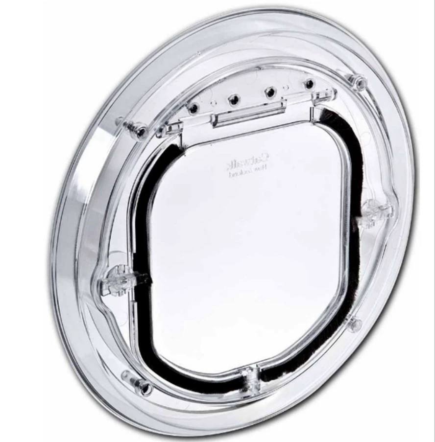 Экспорт за границу новые домашние животные двери круглые домашние животные забор кошка дыра собака дверь собака пластиковая дверь щенок дверь упакован в стекло