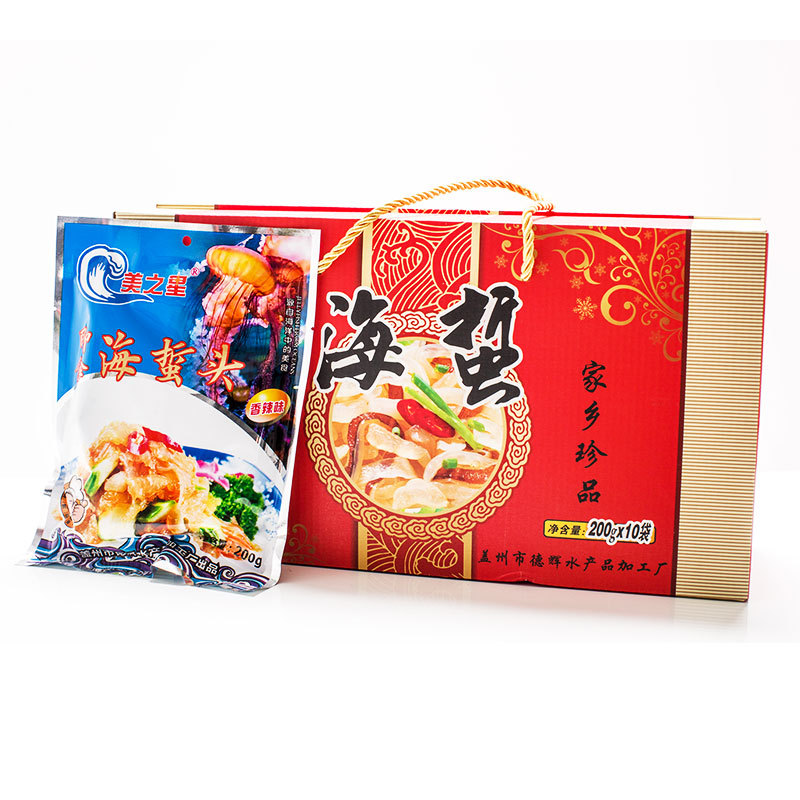 precooked and ready to be eaten Jellyfish head Jellyfish wholesale Manufactor source 10 Bag a box A generation of fat