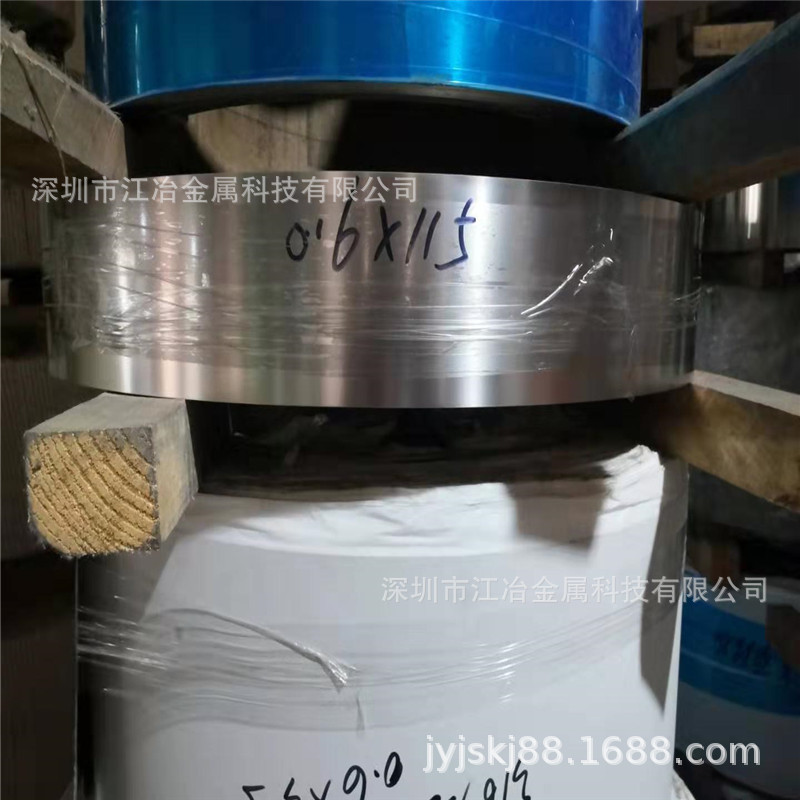 SUS304/316L不锈钢带0.1*305mm301特硬弹簧片冲压带发条料磁性强