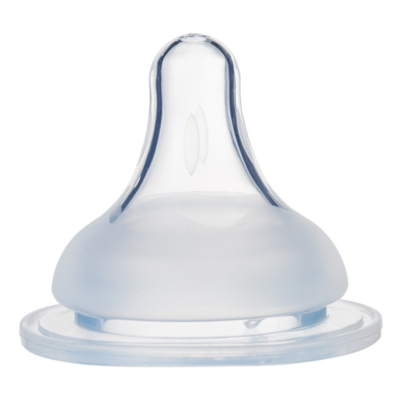 定制婴儿宽口径磨砂奶嘴 仿母乳实感液体硅胶奶嘴 超软喂奶奶嘴