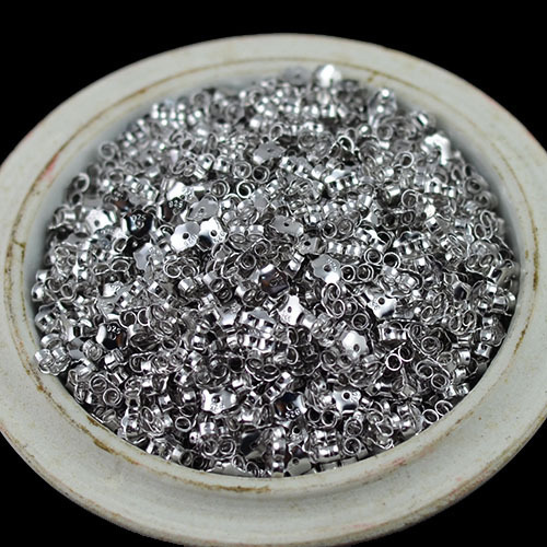 Ear studs, ear buckles, ear plugs, 925 silver platinum plated, ear plugs, ear muffs, silver accessories, silver ear stud accessories, ear stud buckles