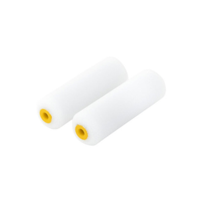 聚酯海綿白色單頭插寸拉毛油漆滾筒刷頭彈性塗料拉花滾刷芯