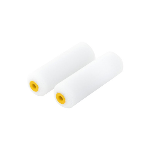 聚酯海綿白色單頭插寸拉毛油漆滾筒刷頭彈性塗料拉花滾刷芯