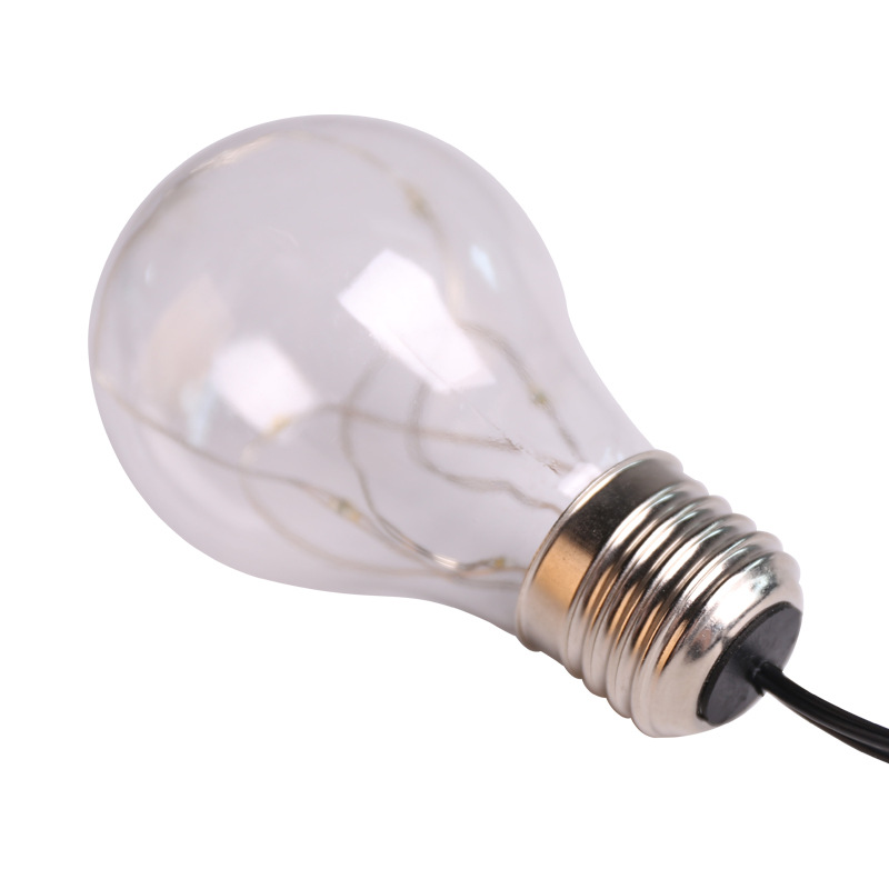 亚马逊跨境爆款LED圣诞太阳能灯串灯泡灯户外创意装饰庭院灯定制