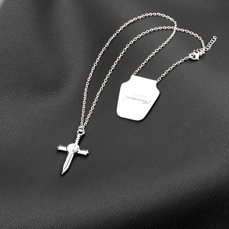 New Fashion Cross Sword Pendant Necklace Wholesale