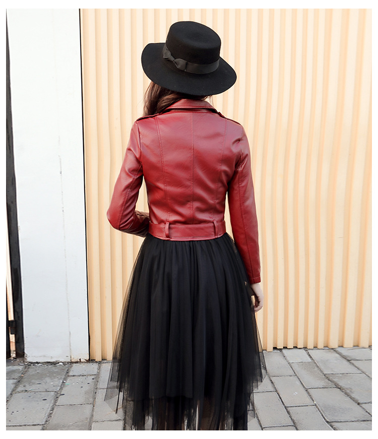 Blouson femme en Cuir PU - Ref 3322441 Image 8