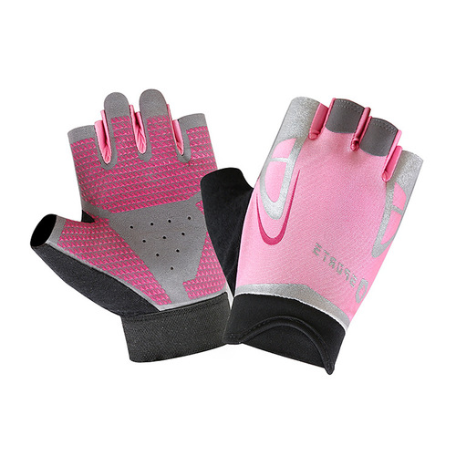 Fitness gloves for men and women, outdoor sports breathable anti-slip thin bike riding dumbbell yoga training half-finger gloves