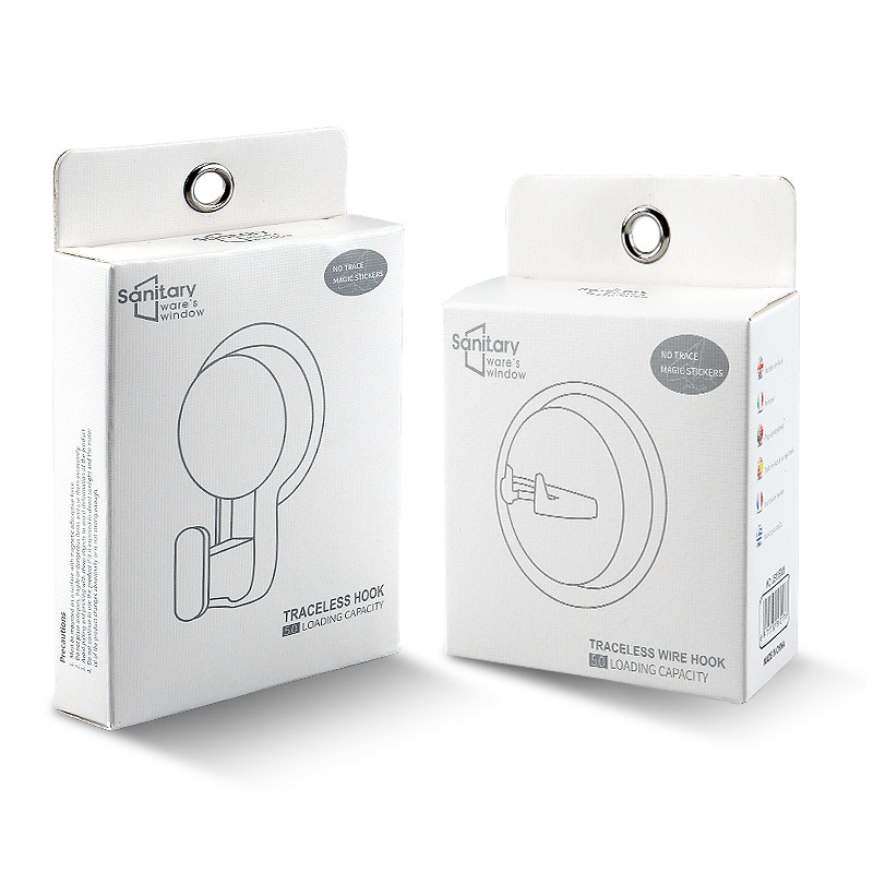 Fábrica en stock gancho de enchufe sin costura simple baño cocina hogar creativo gancho sin costura