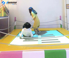 广东厂家直供儿童AR地面投影游戏AR蹦床互动投影蹦床投影
