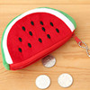 Cute fruit stationery, cartoon small bag, wallet, coins, South Korea, 14cm